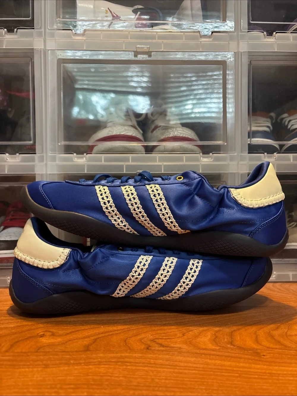 Wales Bonner X adidas Karintha Royal Blue JR1774 Casual Sneakers Men’s Sz 13 NEW